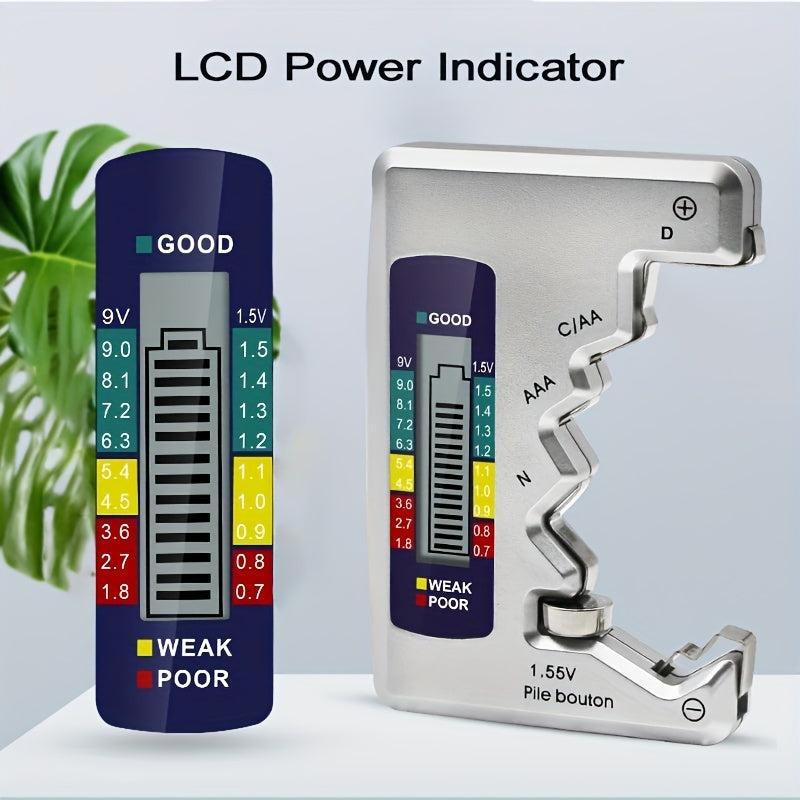 Digital Capacity Tester for C D N AA AAA 9V 1 5V Button Cells
