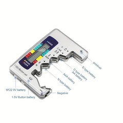 Digital Capacity Tester for C D N AA AAA 9V 1 5V Button Cells