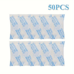 50-100pcs Reusable Silica Gel Packets Desiccant For Food Storage