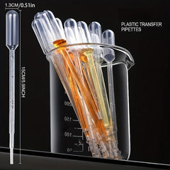 100pcs 1 2 3ml Transfer Pipettes Eye Dropper Disposable Liquid Droppers