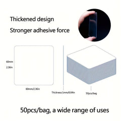 Transparent Removable Heavy-Duty Adhesive Tape - Perfect for Pictures, Carpet
