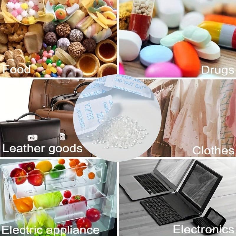 30pcs 5g Silica Gel Desiccant Bags for Food Safe Storage