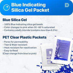 10pcs 25 Packs 5 Grams Total Desiccant DehumidifierSilica Gel