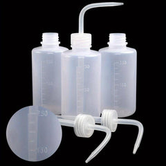 6pcs Lab Squeeze Bottle 250ml Curved Mouth Drip Pot Watering Bottle