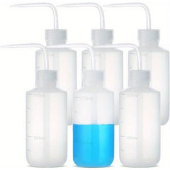 6pcs Lab Squeeze Bottle 250ml Curved Mouth Drip Pot Watering Bottle
