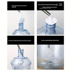 Efficient Water Bottle Scrubbing Brush For Cleaning