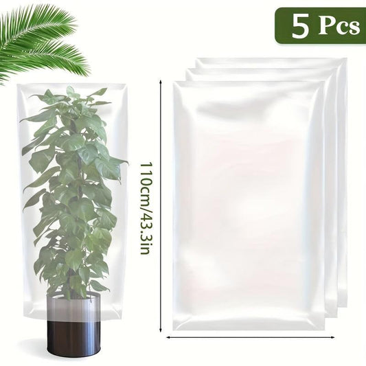 Plant Protection Film Sleeves 109x80cm Winter Clear Plant Freeze Bags