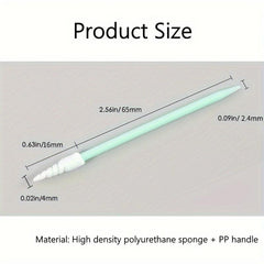 100Pcs Foam Cleaning Swab Sticks for Inkjet Printer Camera Optical Lens