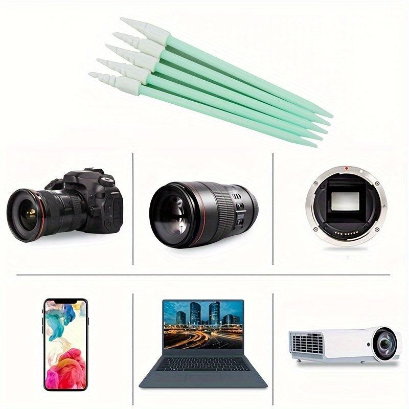 100Pcs Foam Cleaning Swab Sticks for Inkjet Printer Camera Optical Lens