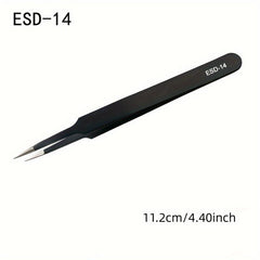9pcs Industrial Tweezers Precision Repair Tool Set for Small Models