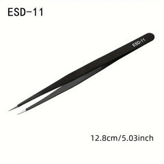 9pcs Industrial Tweezers Precision Repair Tool Set for Small Models