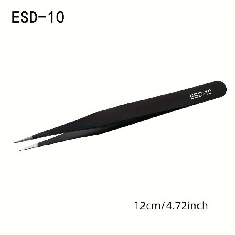 9pcs Industrial Tweezers Precision Repair Tool Set for Small Models