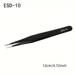9pcs Industrial Tweezers Precision Repair Tool Set for Small Models