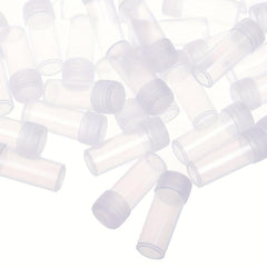 30pcs 5ml Plastic Sample Vials Storage Containers Test Tubes for Laboratory Use