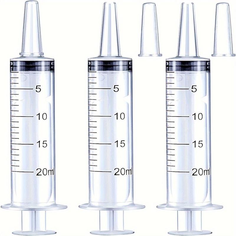 3pcs 20ml Syringe For Liquid Oral Scientific Laboratory Measurement Dispensing