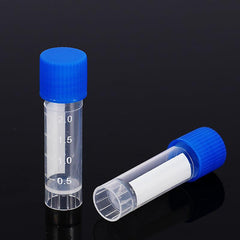 10pcs Lab Chemical Plastic Test Tube Vial Sealing Cap Container 2ML
