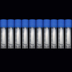 10pcs Lab Chemical Plastic Test Tube Vial Sealing Cap Container 2ML