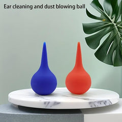 2pcs Rubber Ear Wash Ball Dust Blower for Skin Dust Removal