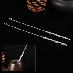2pcs Metal Strip Cleaning Strip Pipe With Brush