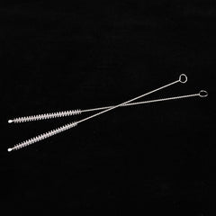 2pcs Metal Strip Cleaning Strip Pipe With Brush