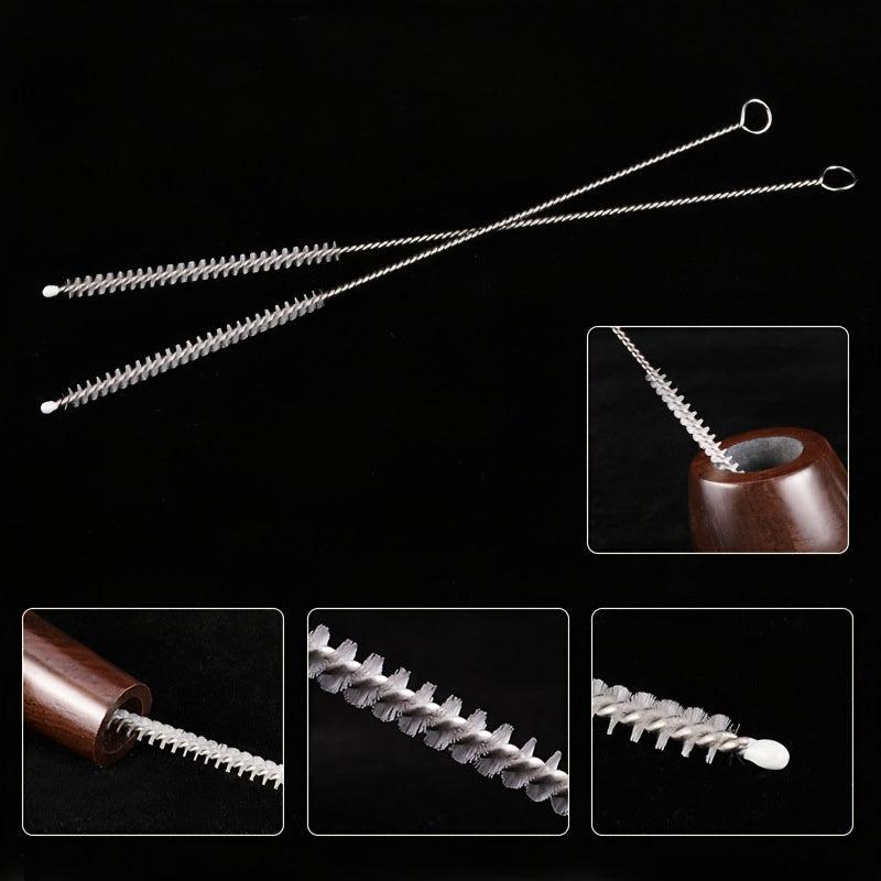 2pcs Metal Strip Cleaning Strip Pipe With Brush
