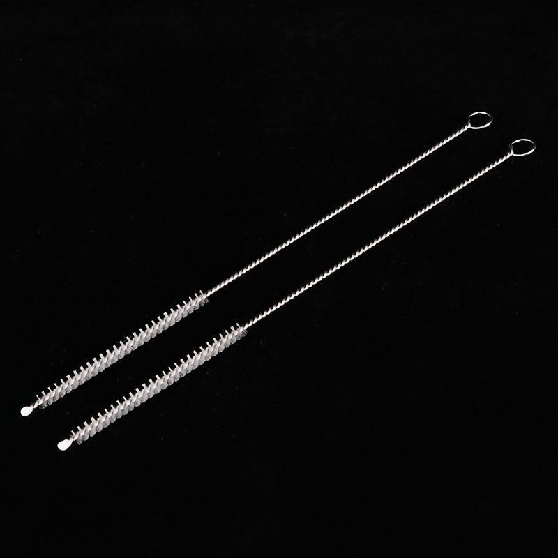 2pcs Metal Strip Cleaning Strip Pipe With Brush