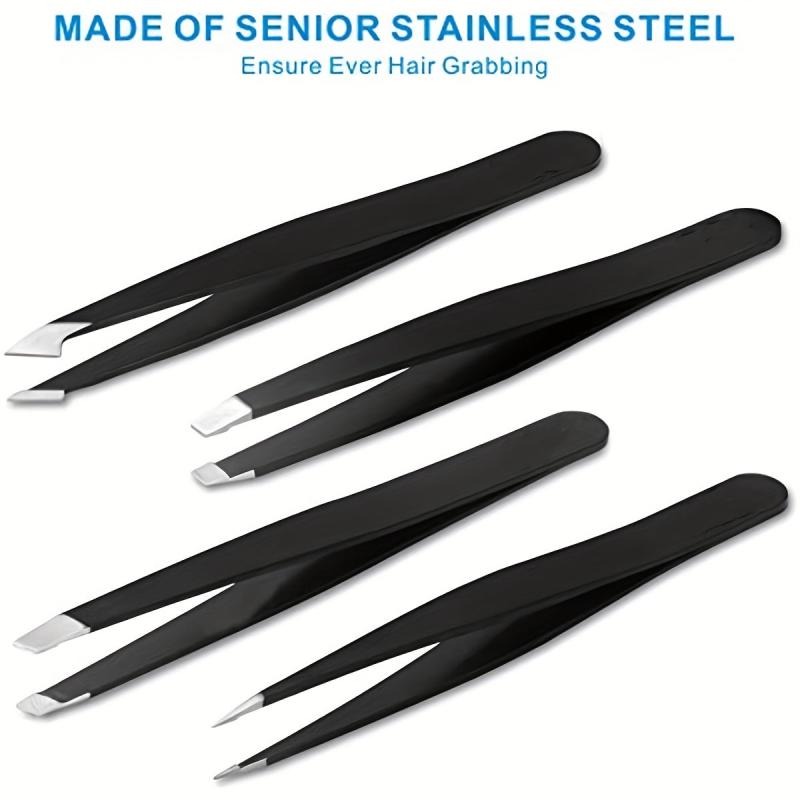1pc Stainless Steel Eyebrow Clip Pluck Eyebrow Tweezers
