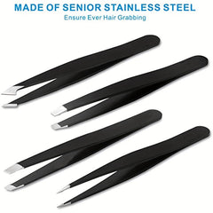 1pc Stainless Steel Eyebrow Clip Pluck Eyebrow Tweezers