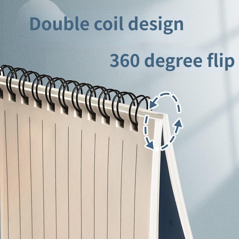 Thickened A5 Coil Notebook - 80 Sheets, 160 Pages
