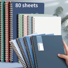 Thickened A5 Coil Notebook - 80 Sheets, 160 Pages