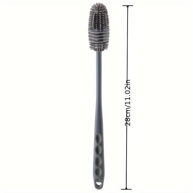 2pcs Long Handle Silicone Brush Household Cup Brush Cleaning Brush