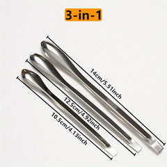 Stainless Steel Double and Single Head Medicine Spoons