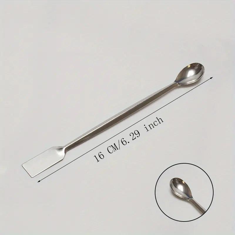 Stainless Steel Double and Single Head Medicine Spoons