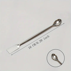 Stainless Steel Double and Single Head Medicine Spoons