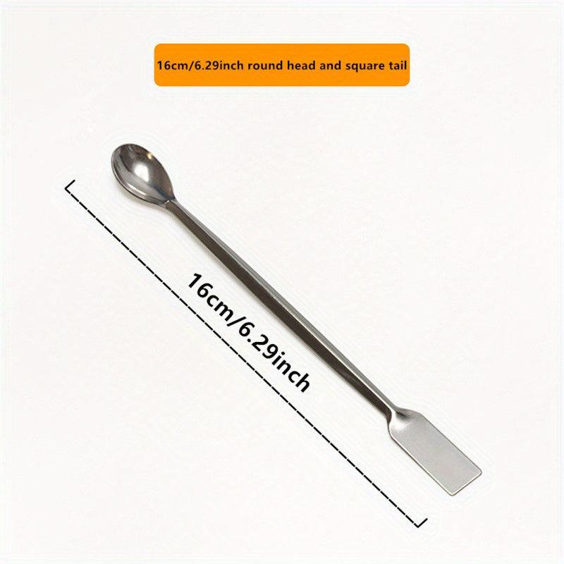 Stainless Steel Double and Single Head Medicine Spoons