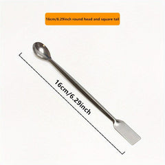 Stainless Steel Double and Single Head Medicine Spoons