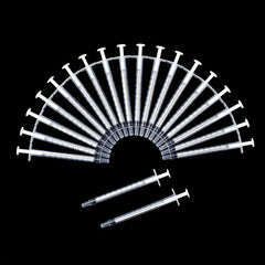 20pcs 1ml Plastic Syringes for Measuring & Watering