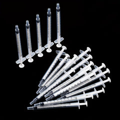 20pcs 1ml Plastic Syringes for Measuring & Watering