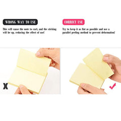 1000 Pages Multicolor Sticky Note Set in Leather Box