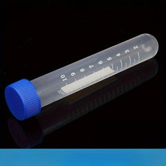 100pcs 10ml 15ml Graduation Centrifuge Test Tube Vial Plastic Container