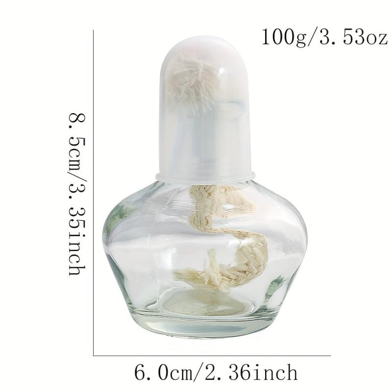 1pc 60ml Glass Alcohol Lamp Cup Thickened Alcohol Lamps Heat Laboratory Supplies