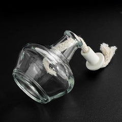 1pc 60ml Glass Alcohol Lamp Cup Thickened Alcohol Lamps Heat Laboratory Supplies