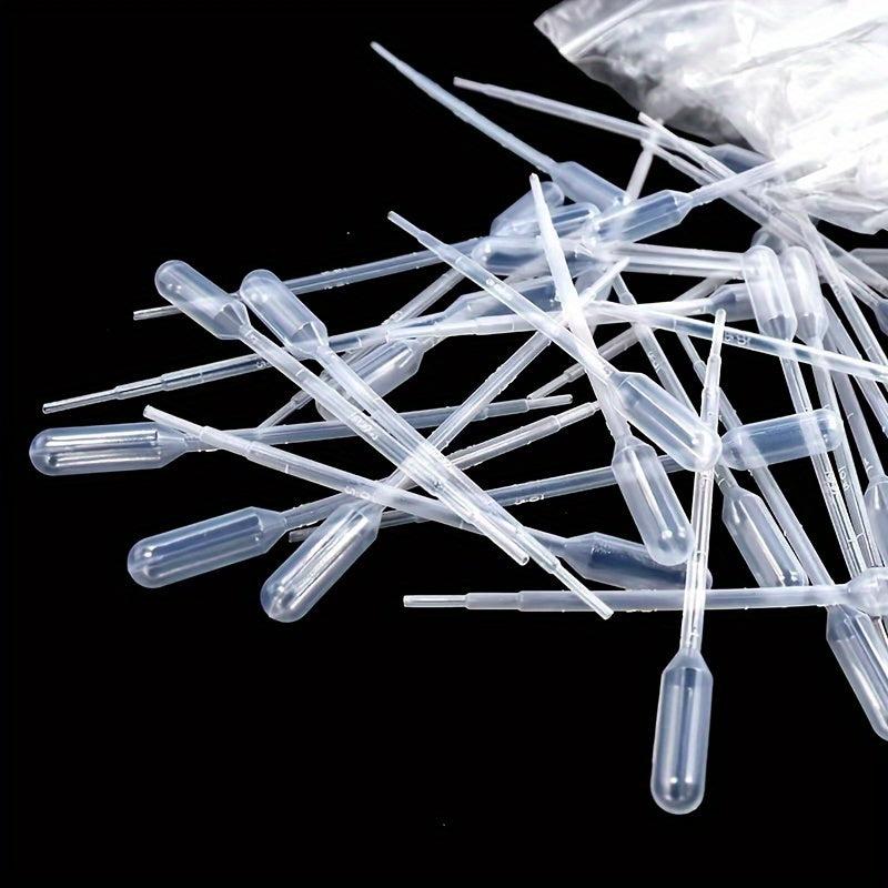 100pcs 2ml Disposable Transfer Pipettes - Science Lab DIY Art