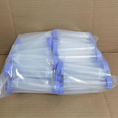 Disposable Centrifuge Tubes w/ Caps, Conical Bottom, 15mL, Pack of 50