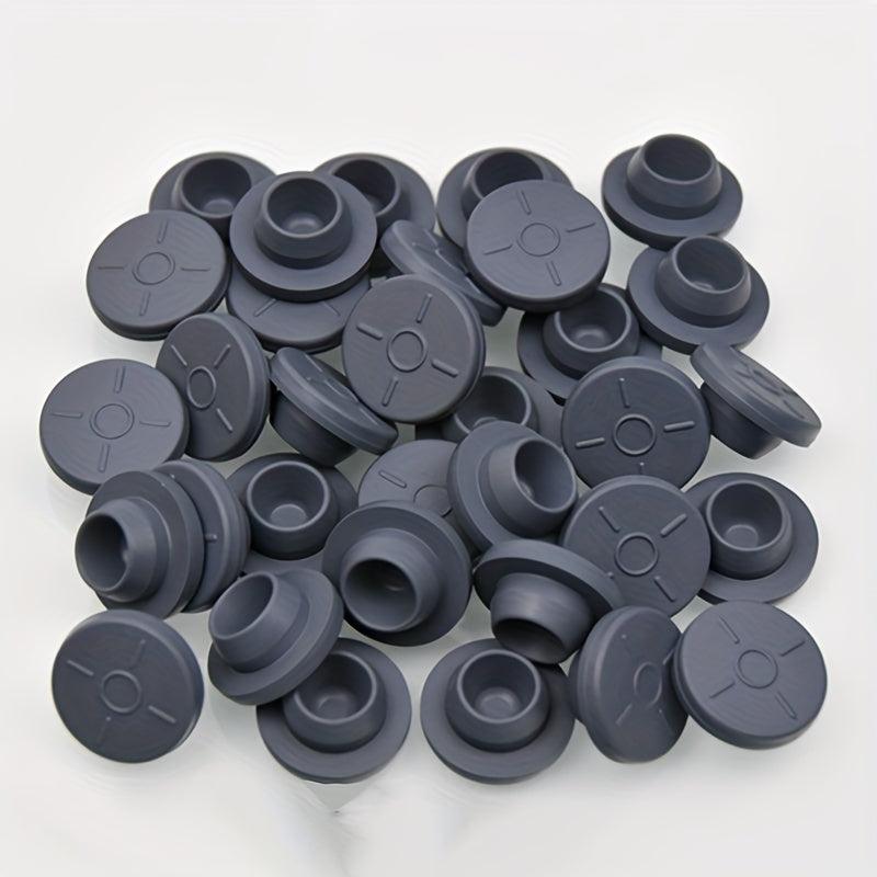 100pcs 19mm Rubber Stoppers Self Healing Injection Ports Jar Inoculation
