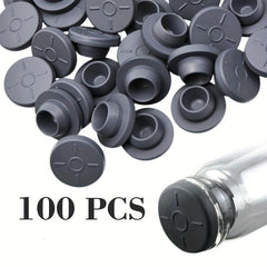 100pcs 19mm Rubber Stoppers Self Healing Injection Ports Jar Inoculation