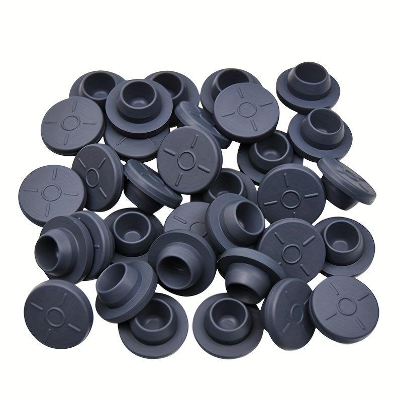 100pcs 19mm Rubber Stoppers Self Healing Injection Ports Jar Inoculation