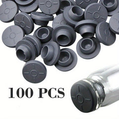 100pcs 19mm Rubber Stoppers Self Healing Injection Ports Jar Inoculation