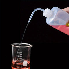 3pcs Plastic Wash Bottle 5oz 150ml, Safety Squeeze Bottle with Measurement