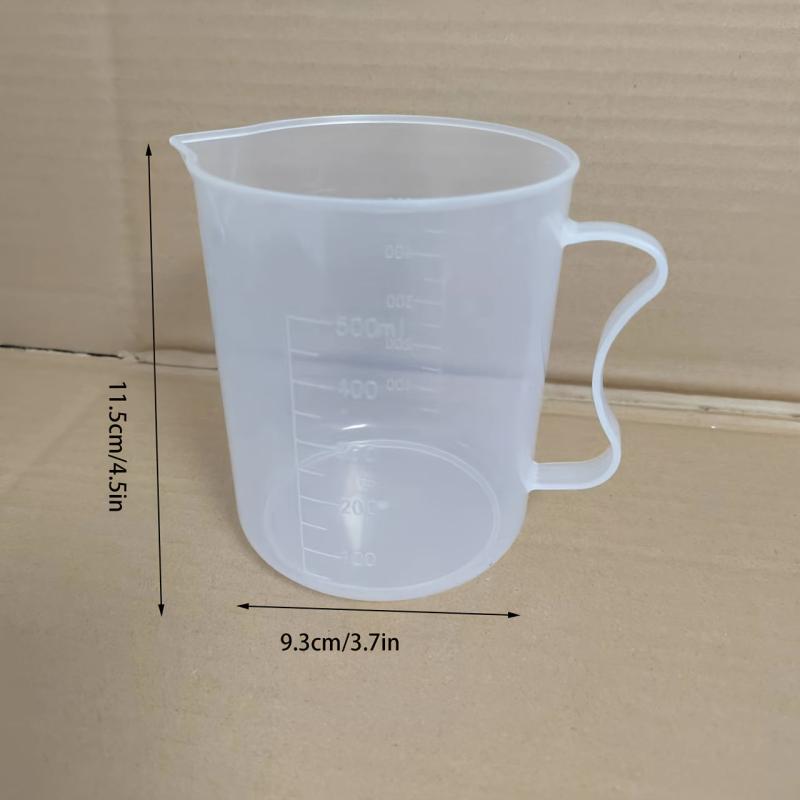 10pcs Handle Measuring Cup Set Lab Equipment Chemical Reagents